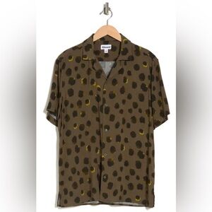 NWT Abound Patterned Men's Button Up Shirt Size M